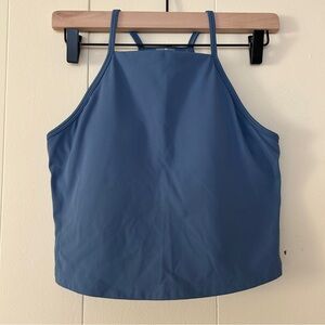CALIA by Carrie Underwood Athletic Blue Crop Top Size Medium